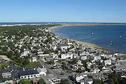 Aerial view of Provincetown