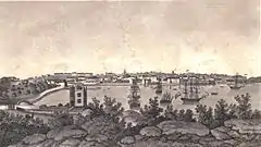 engraving of landscape