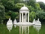 The Temple of Diana in Villa Durazzo-Pallavicini (Genoa, Italy)