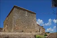 Baroque hermitage constructed from the castle's stones