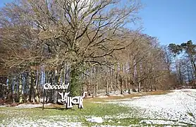 "Villars-Cow", well known troughout Switzerland, first introduced in 1928