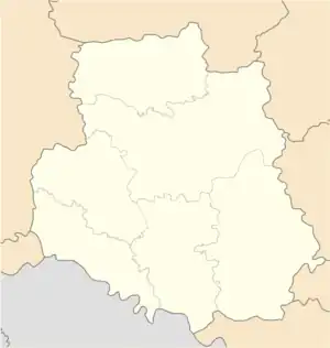 Tulchyn is located in Vinnytsia Oblast
