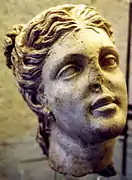 Female head, terracotta, Vulci