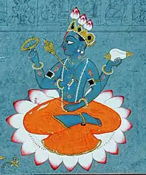 Image 1Vishnu with his Panchajanya (from List of mythological objects)