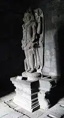 9th-century Vishnu murti at Prambanan, Java, Indonesia.