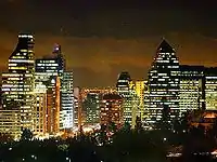 Santiago at night