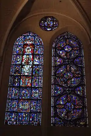 Bay 30Notre-Dame de la Belle-Verrière and Lives of Saint Anthony and Saint Paul.