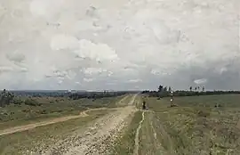 Vladimirka by Isaac Levitan