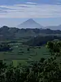 Volcan de Agua as seen from Tecpan, Guatemala (80&nbsp;km (50&nbsp;mi) away)
