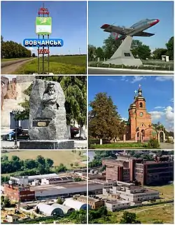 Skyline of Vovchansk
