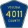 County Road 4011 marker