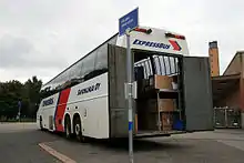 Image 2542006 Volvo 9700HD with walk-in cargo compartment from Savonlinja in Lahti. (from Bruck (vehicle))