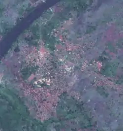 Aerial view of Rafaï