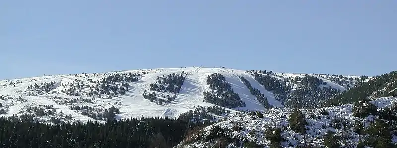 Panoramic View of Audiberge in winter
