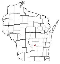 Location of Buffalo, Marquette County, Wisconsin