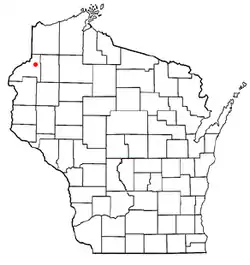 Location of Jackson, Wisconsin
