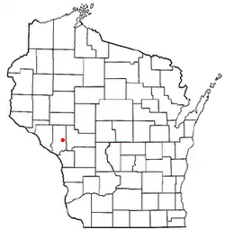 Location of Preston, Trempealeau County, Wisconsin