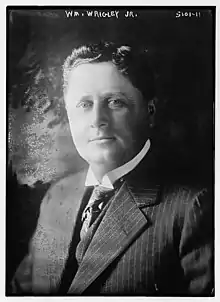 William Wrigley, Jr., founder and eponym of the Wm. Wrigley Jr. Company