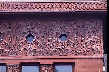 Windows of the Wainwright Building by Louis Sullivan (1891)
