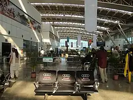 Interior of the terminal