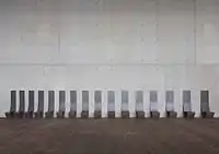 Installation 'Waiting in the Hallway' by Henk Stallinga presented at Muziekgebouw aan 't IJ, Amsterdam, 2013