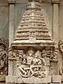 Vishnu and Lakshmi under a Vesara aedicule