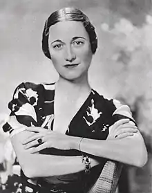 Wallis Simpson sitting