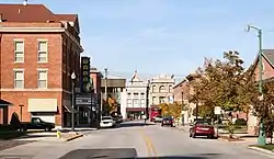 Wapakoneta's historic downtown