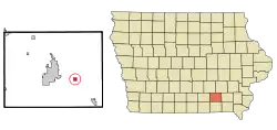 Location of Agency, Iowa