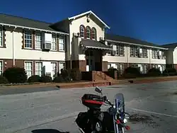 Photograph of Ware Shoals High School as seen from the Front Drive