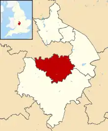 Shown within Warwickshire