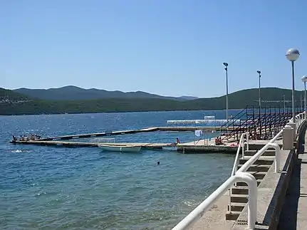Waterpolo court in