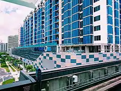 Waterway Point seen from Punggol LRT station.