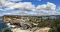 Looking south over Watsons Bay and Vaucluse with the City of Sydney and harbour on the right