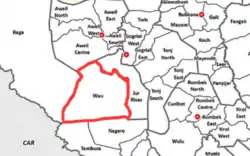 Location of Wau County