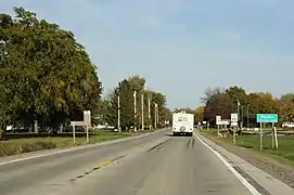 Waupun sign on WIS 68.