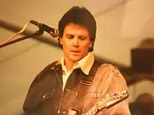 Wayne Massey performing at Martin County Fair in Stuart, FL, March 9, 1989.  
(Photo courtesy of Jeff Moore.)