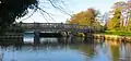 Staithe weir gates and footbridge, Bungay