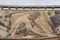 Panel 4 of Wellington Dam mural artwork.
