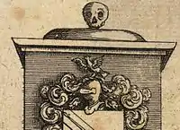 Original version of Shakespeare's funerary monument