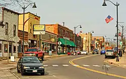 West side of downtown Osceola (Facing north)