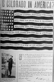 Image 56The Western Federation of Miners' famous flyer entitled "Is Colorado in America?".