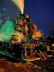 No. 1309 during its first test run on December 31, 2020