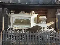 White hearse, USA.