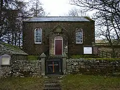 Whiteley Shield Methodist chapel, originally a Primitive Methodist chapel, in Allendale, Northumberland