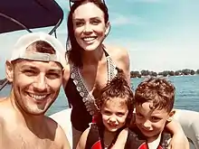 Whitney Reynolds with her husband and kids