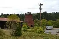 Wigwam burner in Drain, Oregon