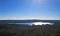 Bow Lake as seen from Parker Mountain in Strafford