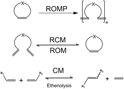 Classification of Olefin metathesis reactions