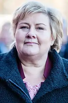 &nbsp;NorwayErna Solberg, Prime Minister